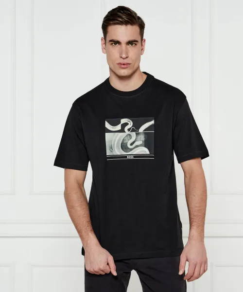 Футболка te_barragan Regular fit Boss Orange, черный
Футболка te_barragan Regular fit Boss Orange, черный