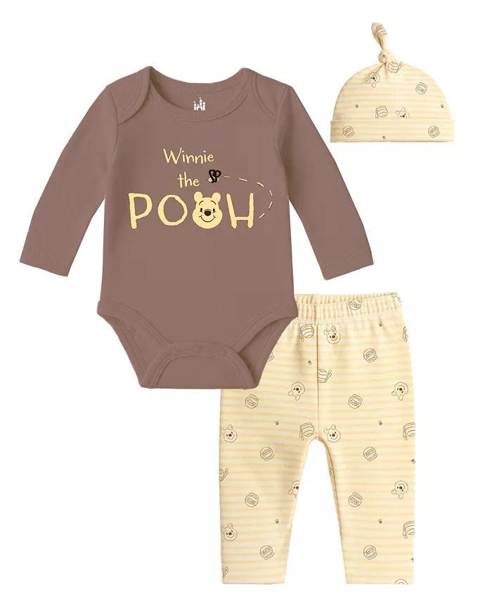 Комплект для новорожденных мальчиков или девочек из 3 предметов: боди с Винни Пухом, шапочка и штанишки Disney, мультиколор
Комплект для новорожденных мальчиков или девочек из 3 предметов: боди с Винни Пухом, шапочка и штанишки Disney, мультиколор