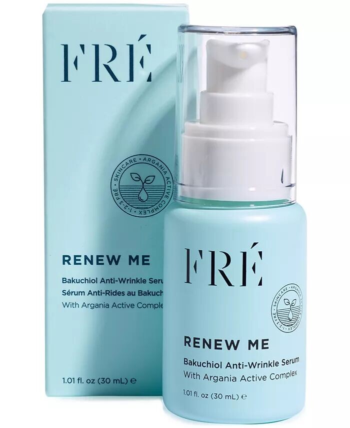 FRÉ Renew Me Бакучиол Сыворотка против морщин, 1 унция Fre
FRÉ Renew Me Бакучиол Сыворотка против морщин, 1 унция Fre