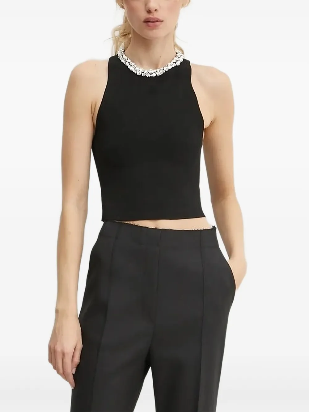 Топ с кристаллами A.L.C., черный
Топ с кристаллами A.L.C., черный