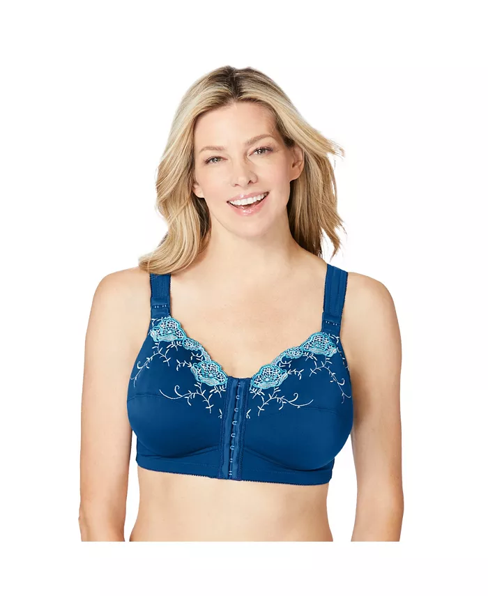 Женский бюстгальтер с вышивкой спереди и косточками для коррекции осанки Comfort Choice, синий
Женский бюстгальтер с вышивкой спереди и косточками для коррекции осанки Comfort Choice, синий