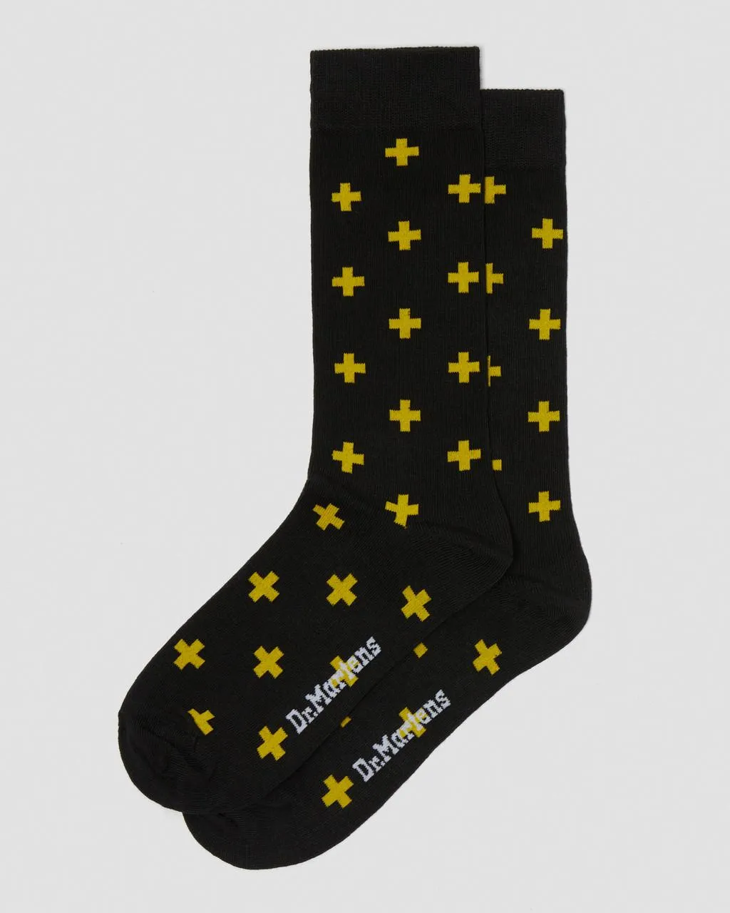 Носки из органического хлопка с логотипом Dr. Martens Docs Cross, цвет Black+Yellow — Cotton Blend
Носки из органического хлопка с логотипом Dr. Martens Docs Cross, цвет Black+Yellow — Cotton Blend