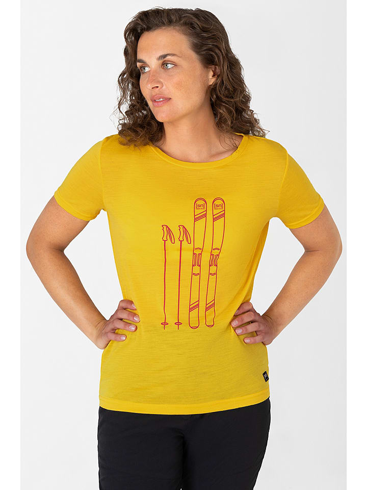 Футболка super.natural Shirt Skiing, желтый
Футболка super.natural Shirt Skiing, желтый