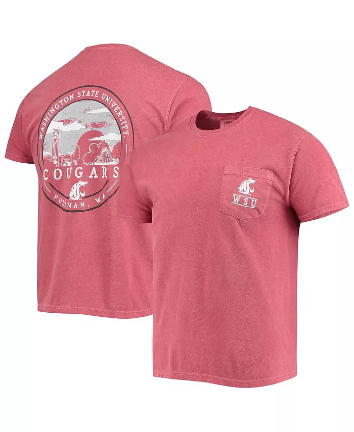 Мужская футболка Washington State Cougars с круговым принтом кампуса в малиновом цвете Image One
Мужская футболка Washington State Cougars с круговым принтом кампуса в малиновом цвете Image One