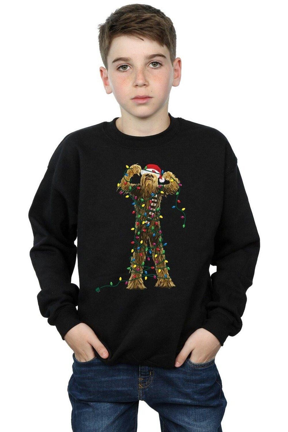 Толстовка Chewbacca с рождественскими огнями Star Wars, черный
Толстовка Chewbacca с рождественскими огнями Star Wars, черный