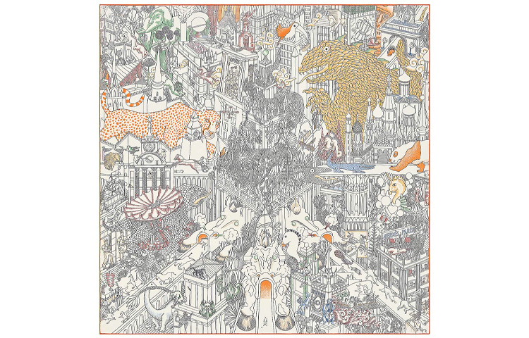 HERMES Шёлковый шарф унисекс оранжевый, Orange
HERMES Шёлковый шарф унисекс оранжевый, Orange