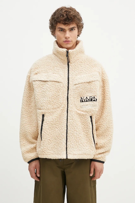 Полярная толстовка T-Jaman Fz Napapijri, бежевый 
Полярная толстовка T-Jaman Fz Napapijri, бежевый