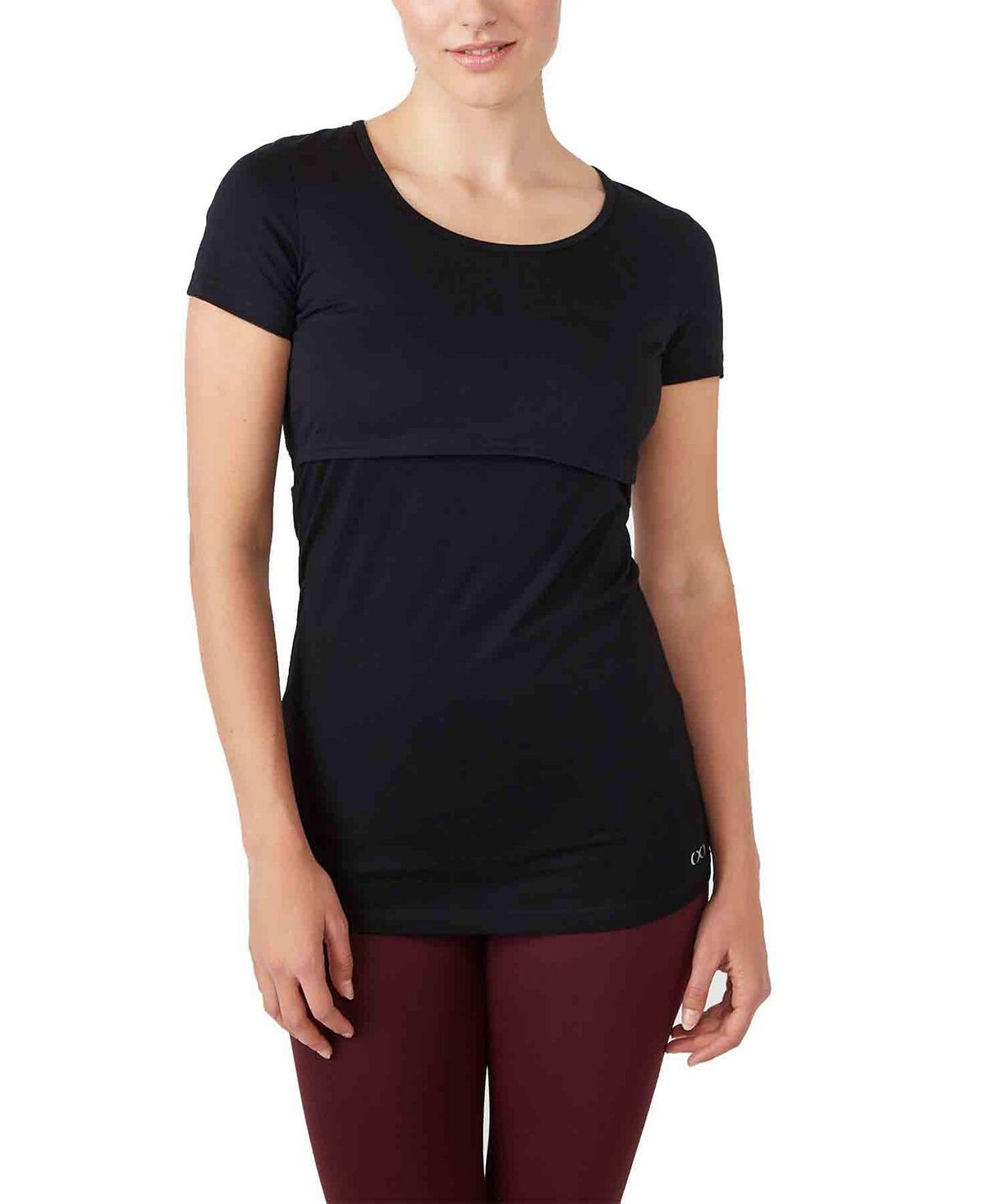 Топ для кормления Nia с короткими рукавами и круглым вырезом для беременных Modern Eternity Maternity, черный
Топ для кормления Nia с короткими рукавами и круглым вырезом для беременных Modern Eternity Maternity, черный