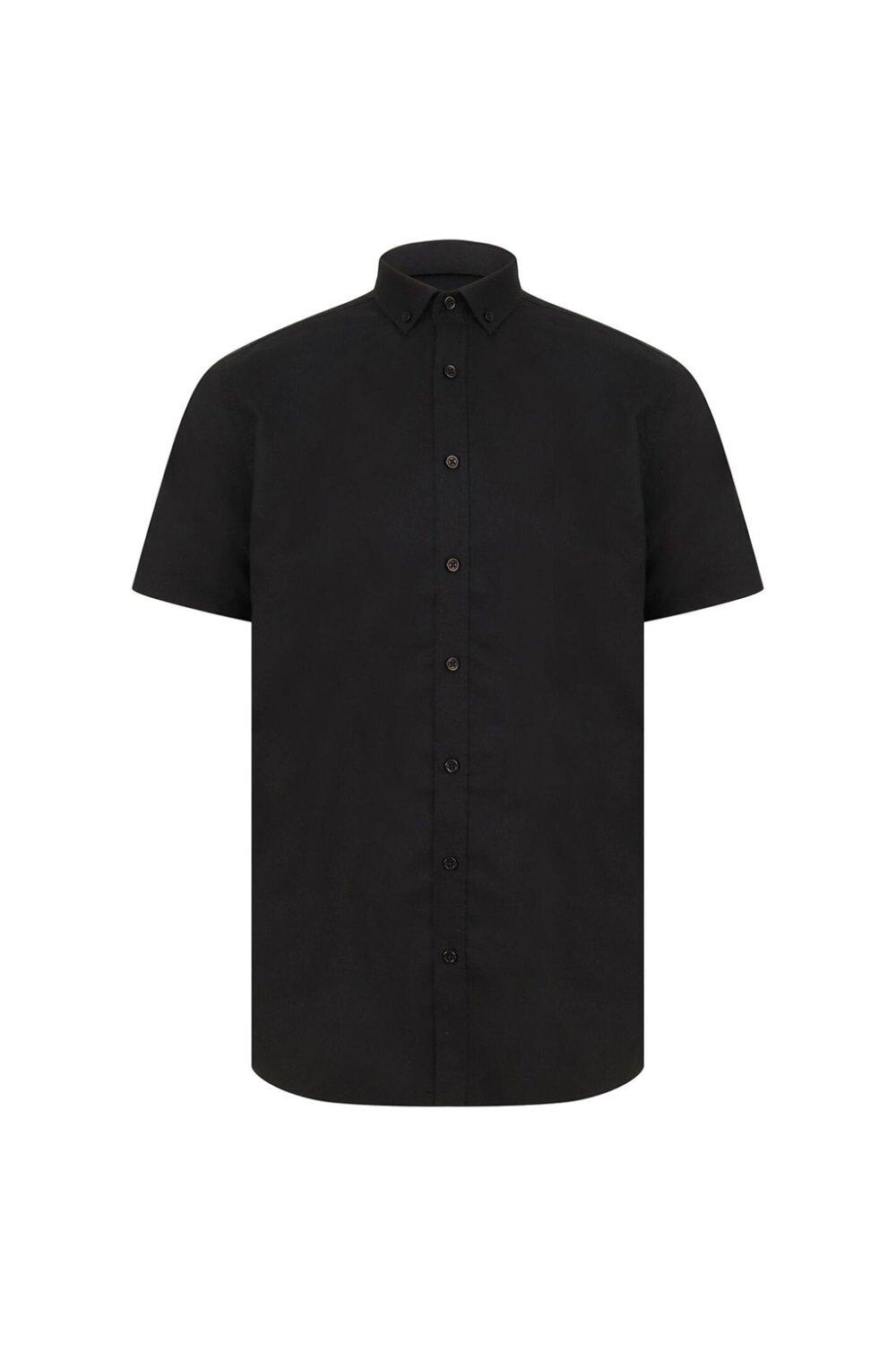 Современная оксфордская рубашка с коротким рукавом Henbury, черный
Современная оксфордская рубашка с коротким рукавом Henbury, черный