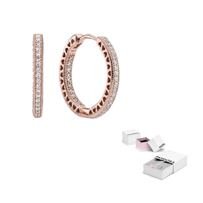 Pandora 14K Rose Gold Earrings Women's Gold
Pandora 14K Rose Gold Earrings Women's Gold