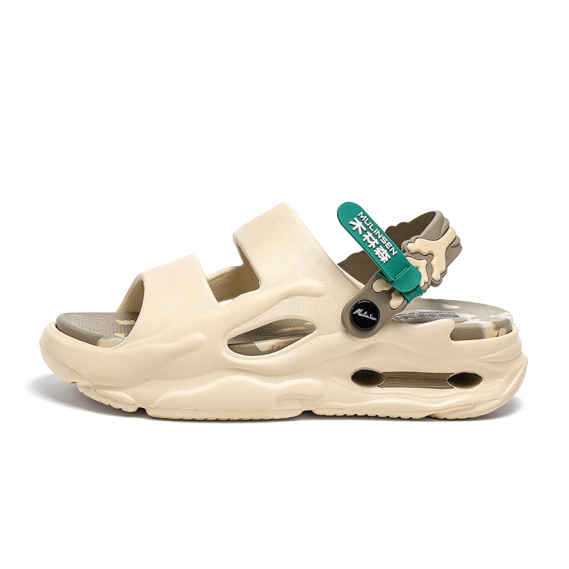 Mulinsen Пляжные сандалии мужские цвета хаки/белые/черные
Mulinsen Пляжные сандалии мужские цвета хаки/белые/черные