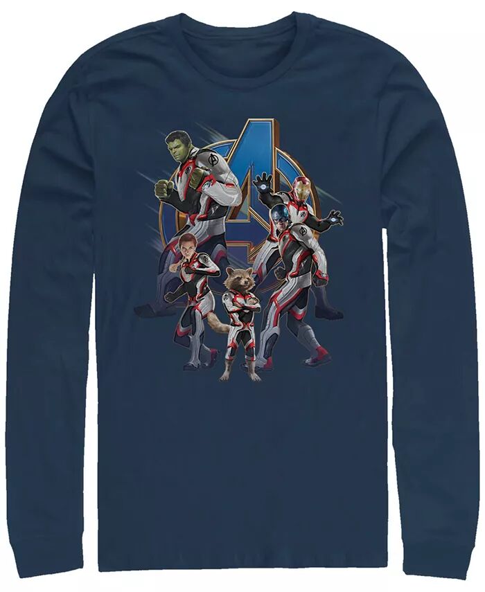 Мужская группа костюмов Marvel Avengers Endgame, футболка с длинным рукавом Fifth Sun, синий
Мужская группа костюмов Marvel Avengers Endgame, футболка с длинным рукавом Fifth Sun, синий