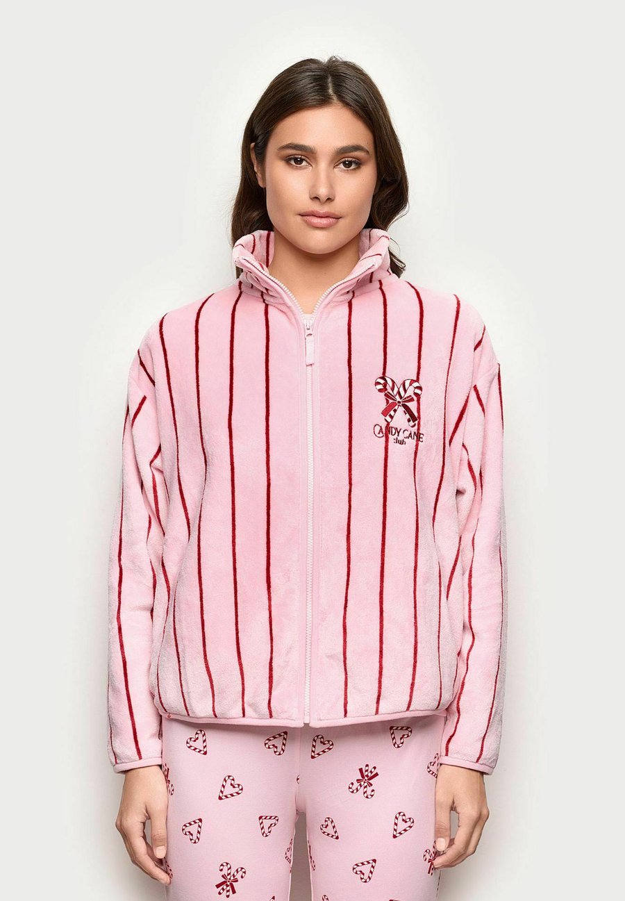 Флисовая куртка Yamamay Fleece jacket, Rose Stripes/Pink
Флисовая куртка Yamamay Fleece jacket, Rose Stripes/Pink