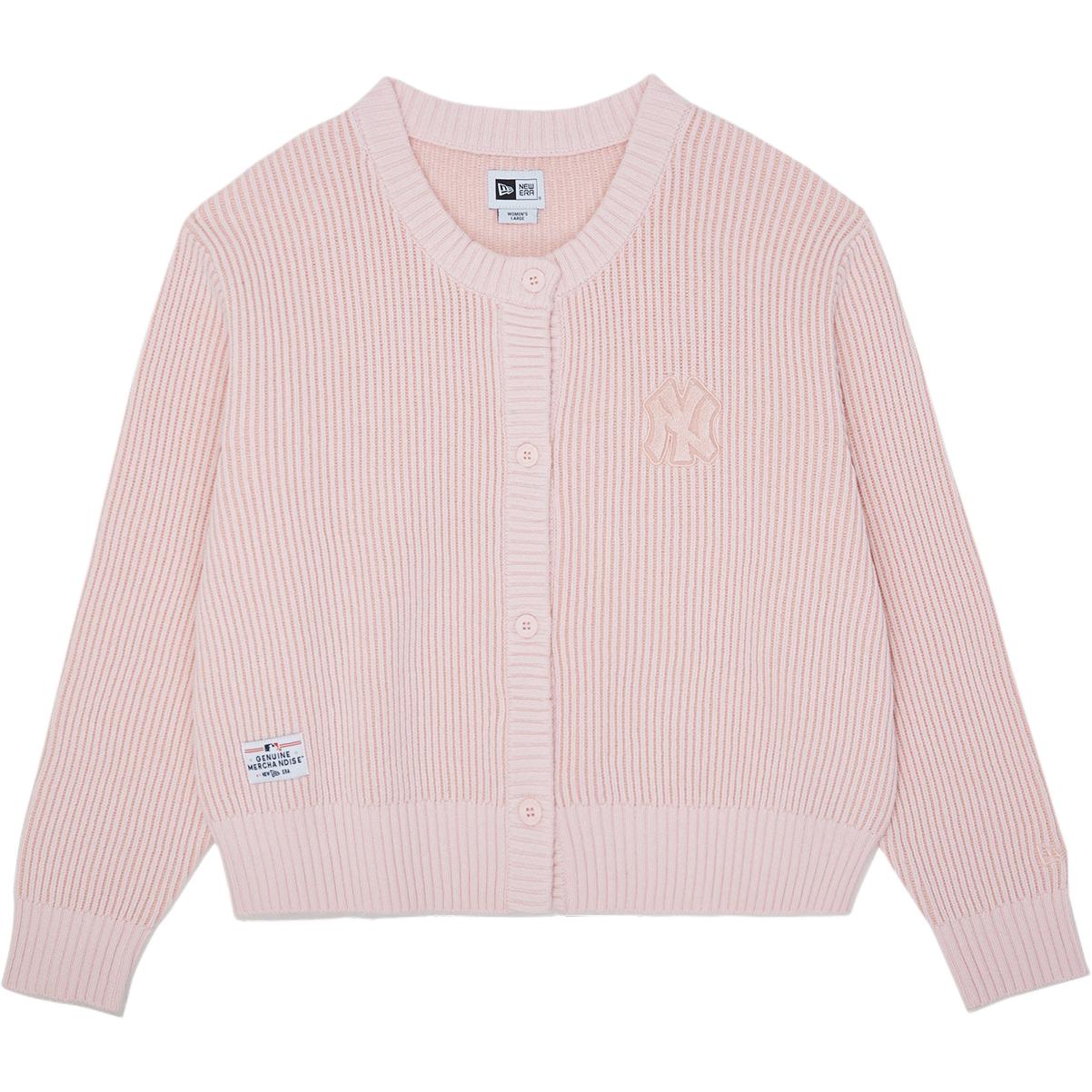 New Era Женский розовый кардиган с круглым вырезом средней длины
New Era Женский розовый кардиган с круглым вырезом средней длины