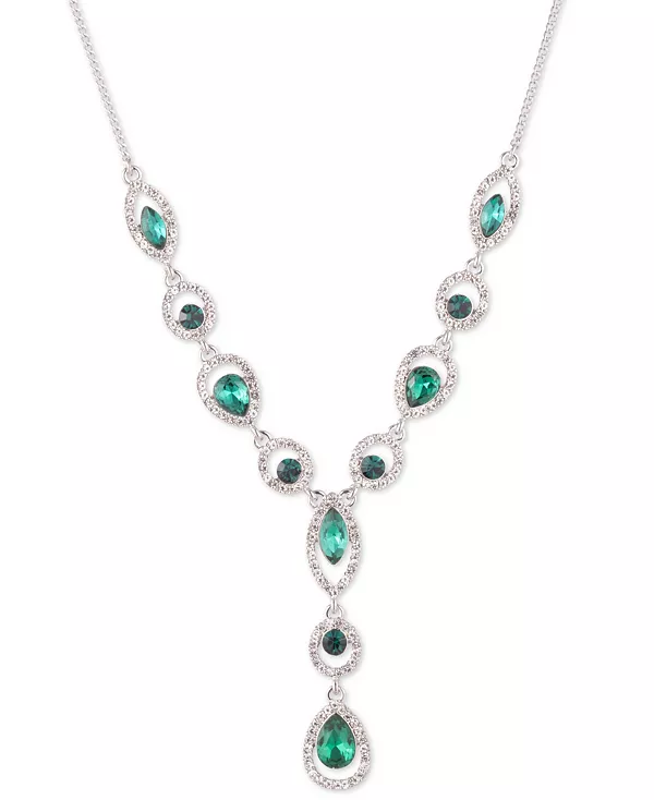 Ожерелье с родиевым изумрудом серебристого тона Givenchy, green
Ожерелье с родиевым изумрудом серебристого тона Givenchy, green