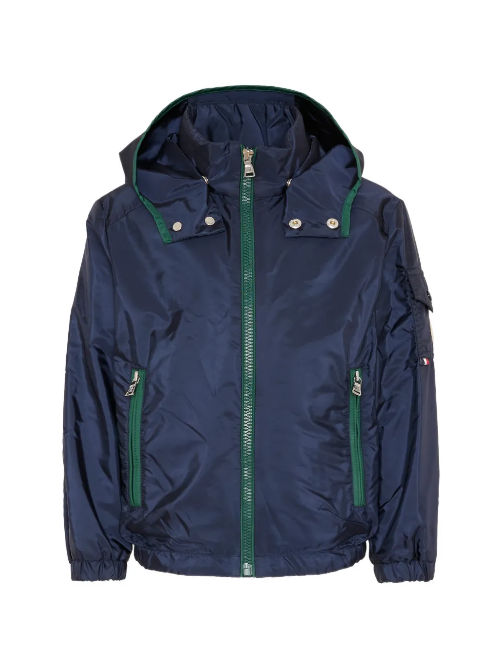 Дождевик с капюшоном Moncler Enfant, синий
Дождевик с капюшоном Moncler Enfant, синий