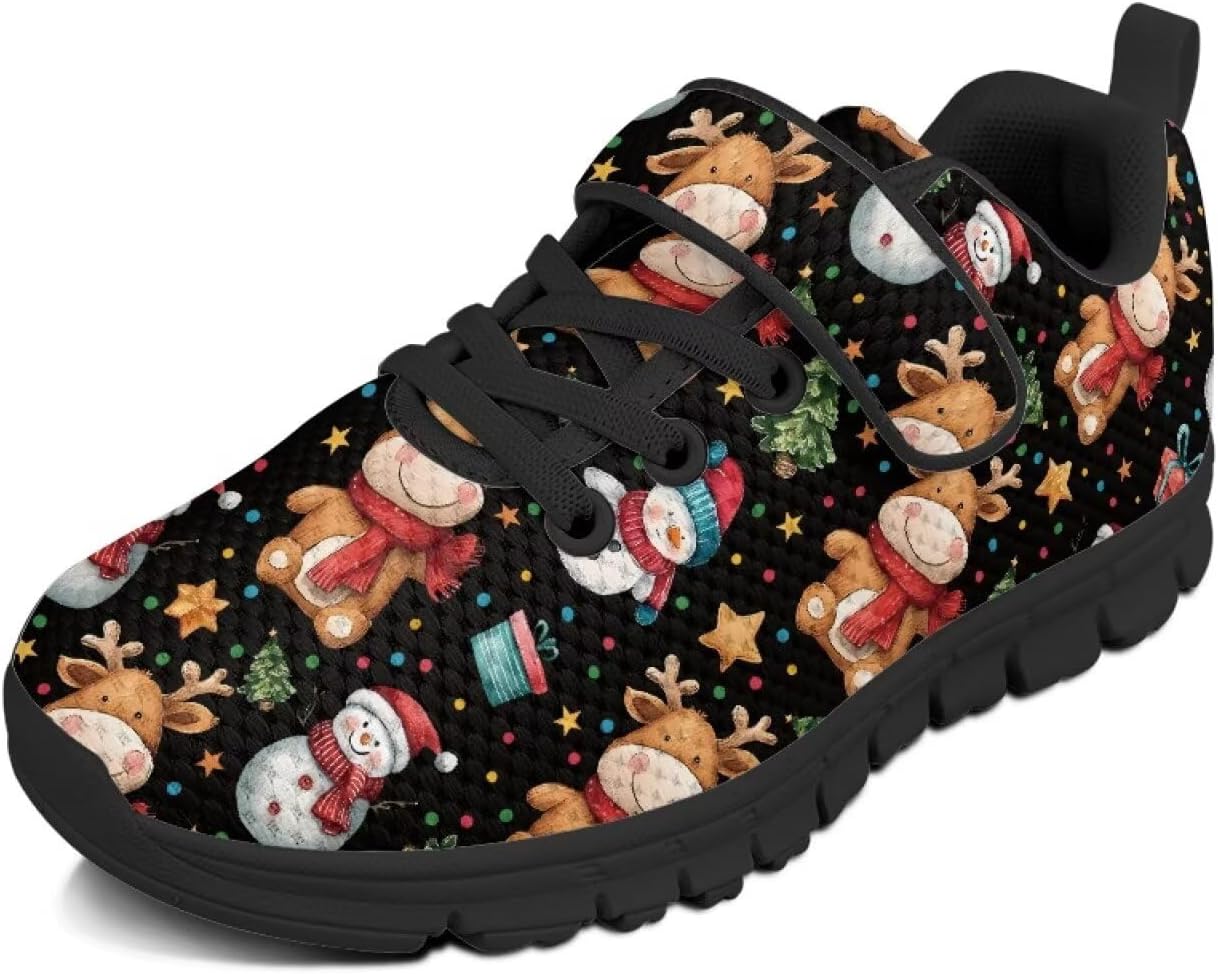 Детские спортивные кроссовки для девочек на рождественскую тематику с застежкой-липучкой, милым принтом, из дышащей сетки, для малышей и детей постарше, размер US 10.5-2.5 Watdotory, Deer Snowman Stars Tree
Детские спортивные кроссовки для девочек на рождественскую тематику с застежкой-липучкой, милым принтом, из дышащей сетки, для малышей и детей постарше, размер US 10.5-2.5 Watdotory, Deer Snowman Stars Tree