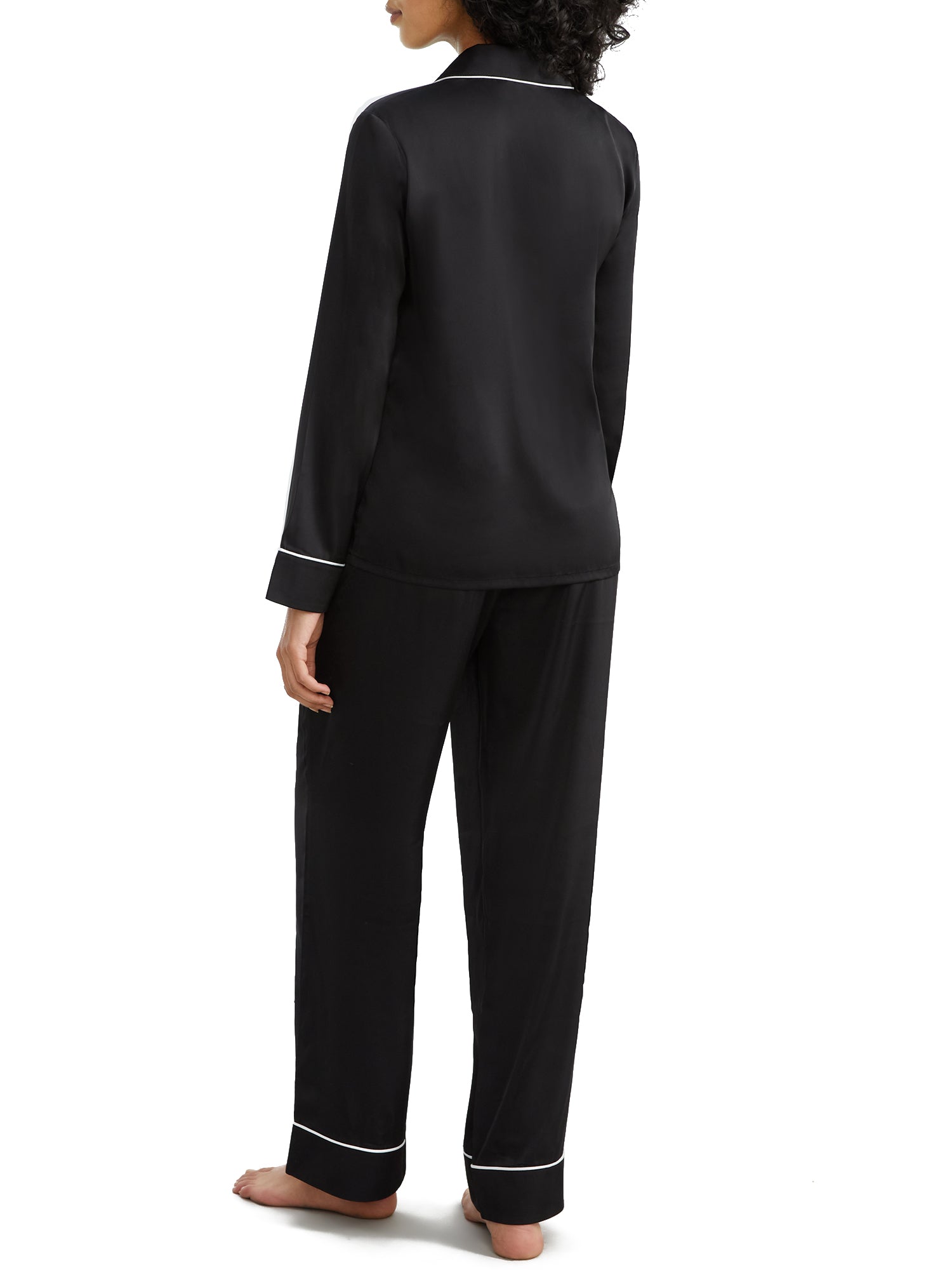 Пижамный комплект из сатина Bare для женщин, черный
Пижамный комплект из сатина Bare для женщин, черный