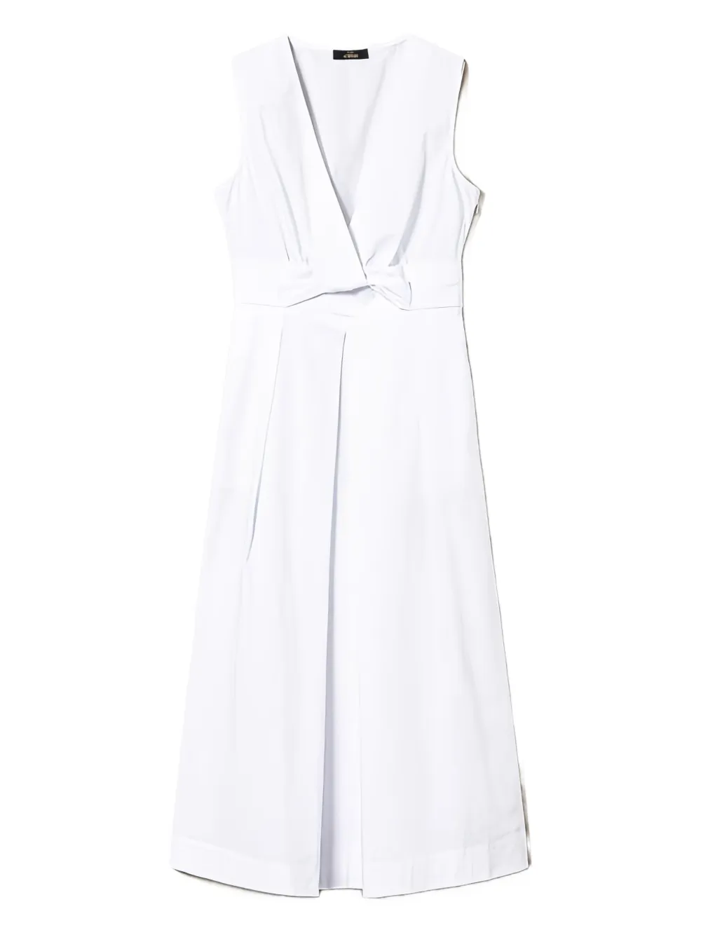 Платье миди из поплина и хлопка с узлом TWINSET, белый
Платье миди из поплина и хлопка с узлом TWINSET, белый
