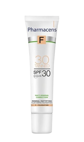 Минеральный матирующий дермо-флюид, Spf 30, для загара 30, 40 мл Pharmaceris, F Matt-Mineral-Correction
Минеральный матирующий дермо-флюид, Spf 30, для загара 30, 40 мл Pharmaceris, F Matt-Mineral-Correction