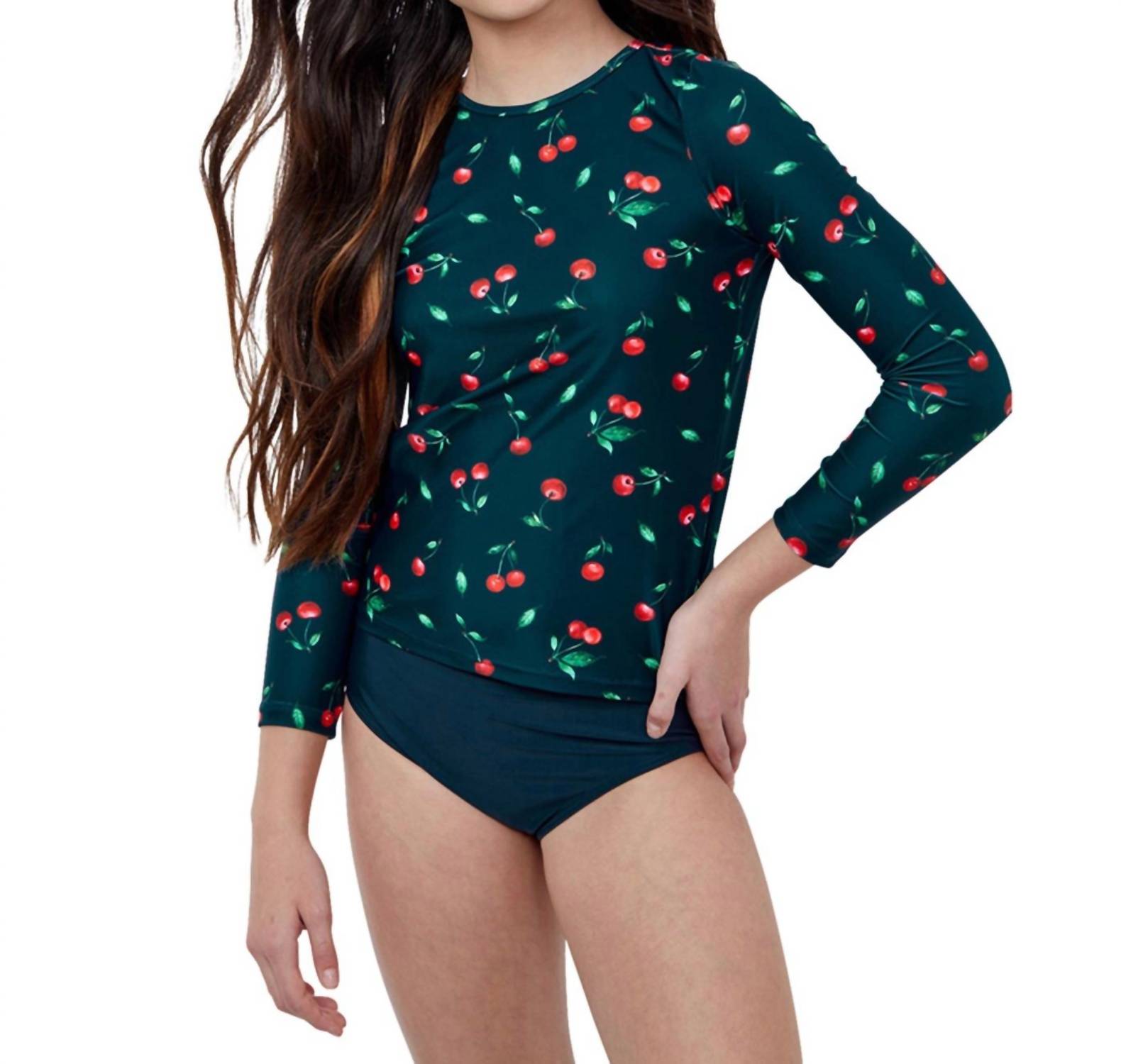 Детский рашгард с подходящими бикини-трусиками GTK Cherries Gottex, Gtk Cherries 
Детский рашгард с подходящими бикини-трусиками GTK Cherries Gottex, Gtk Cherries
