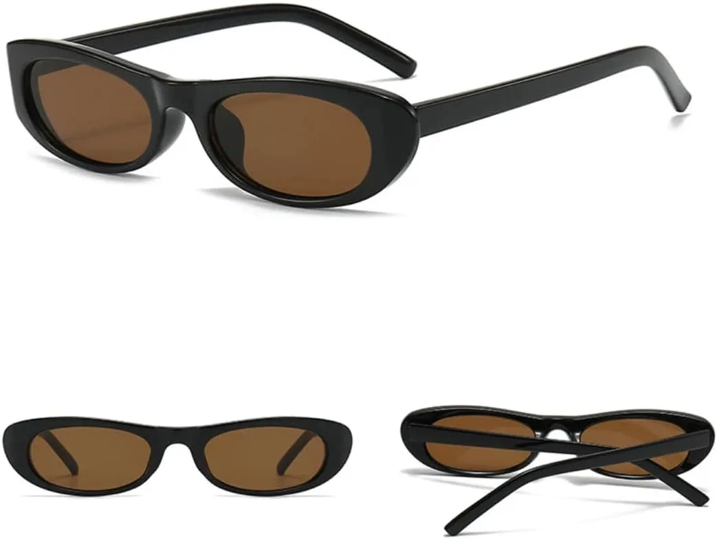 Солнцезащитные очки с защитой UV400 | «Кошачий глаз», черные, маленькие | для женщин и мужчин, для занятий спортом на открытом воздухе и вождения DSVIGF, White Black
Солнцезащитные очки с защитой UV400 | «Кошачий глаз», черные, маленькие | для женщин и мужчин, для занятий спортом на открытом воздухе и вождения DSVIGF, White Black