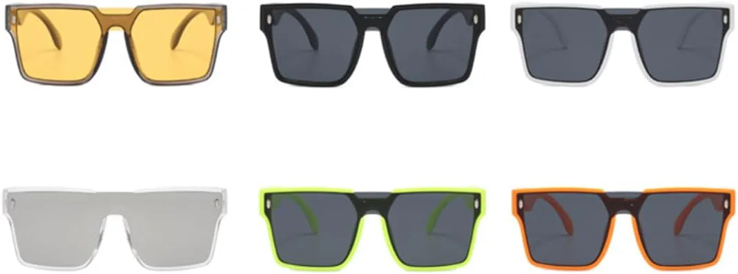 Модные солнцезащитные очки большого размера для женщин в стиле ретро с зеркальными линзами, солнцезащитные очки UV400 для мужчин в стиле панк VVTWSSW, Orange Gray
Модные солнцезащитные очки большого размера для женщин в стиле ретро с зеркальными линзами, солнцезащитные очки UV400 для мужчин в стиле панк VVTWSSW, Orange Gray