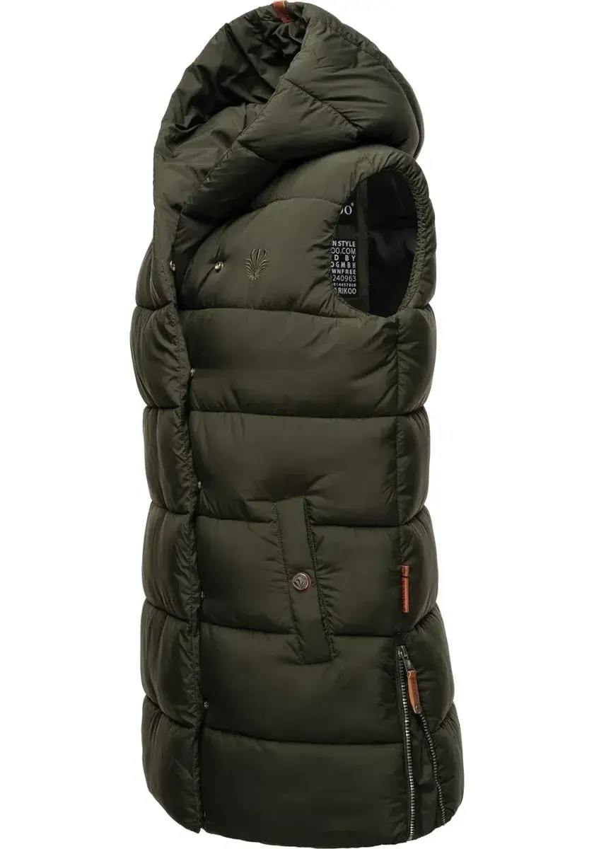 Стеганый жилет Navahoo "Madilynaa", стильный женский жилет без рукавов с капюшоном, зеленый
Стеганый жилет Navahoo "Madilynaa", стильный женский жилет без рукавов с капюшоном, зеленый