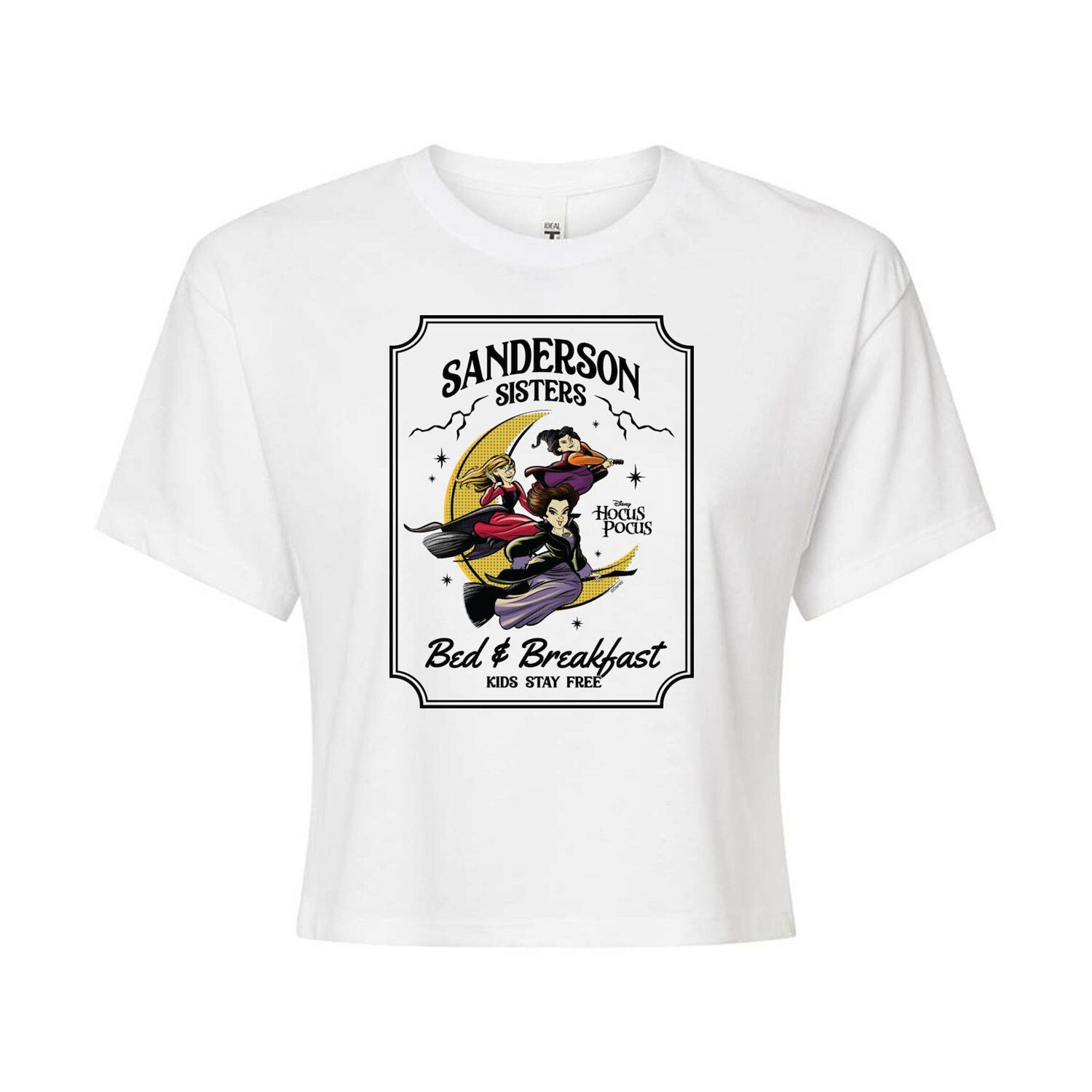 Укороченная футболка Juniors' Hocus Pocus Sanderson Sister Licensed Character, белый
Укороченная футболка Juniors' Hocus Pocus Sanderson Sister Licensed Character, белый