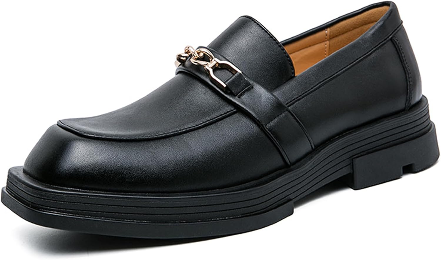Мужские кожаные лоферы QIJOZXN с квадратным носком и платформой, модные с металлической цепочкой, на подкладке, деловые повседневные нескользящие лоферы-«пенни» для работы в офисе, вечеринок и свадеб, черный
Мужские кожаные лоферы QIJOZXN с квадратным носком и платформой, модные с металлической цепочкой, на подкладке, деловые повседневные нескользящие лоферы-«пенни» для работы в офисе, вечеринок и свадеб, черный
