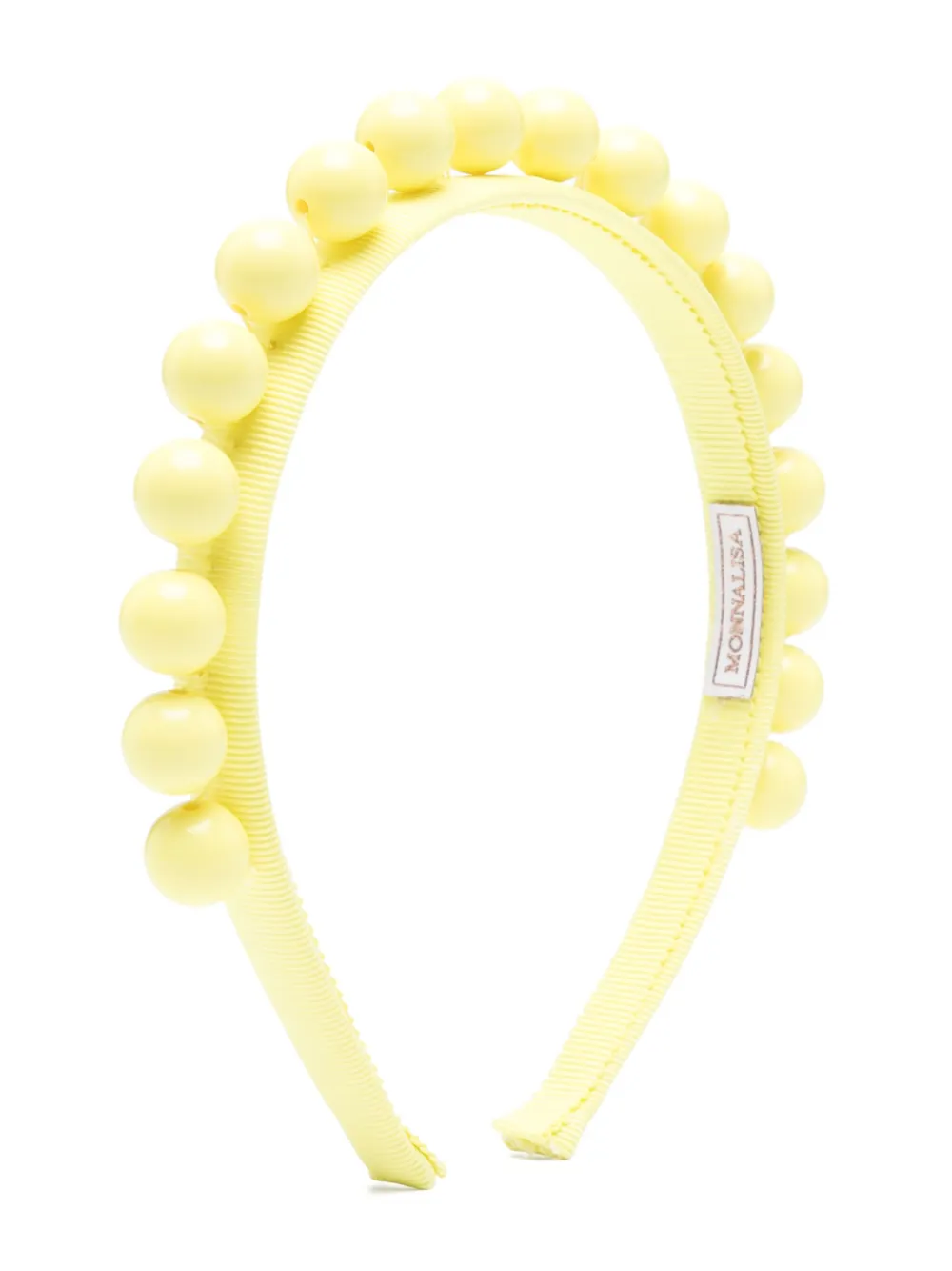 Ободок с бусинами Monnalisa, желтый
Ободок с бусинами Monnalisa, желтый