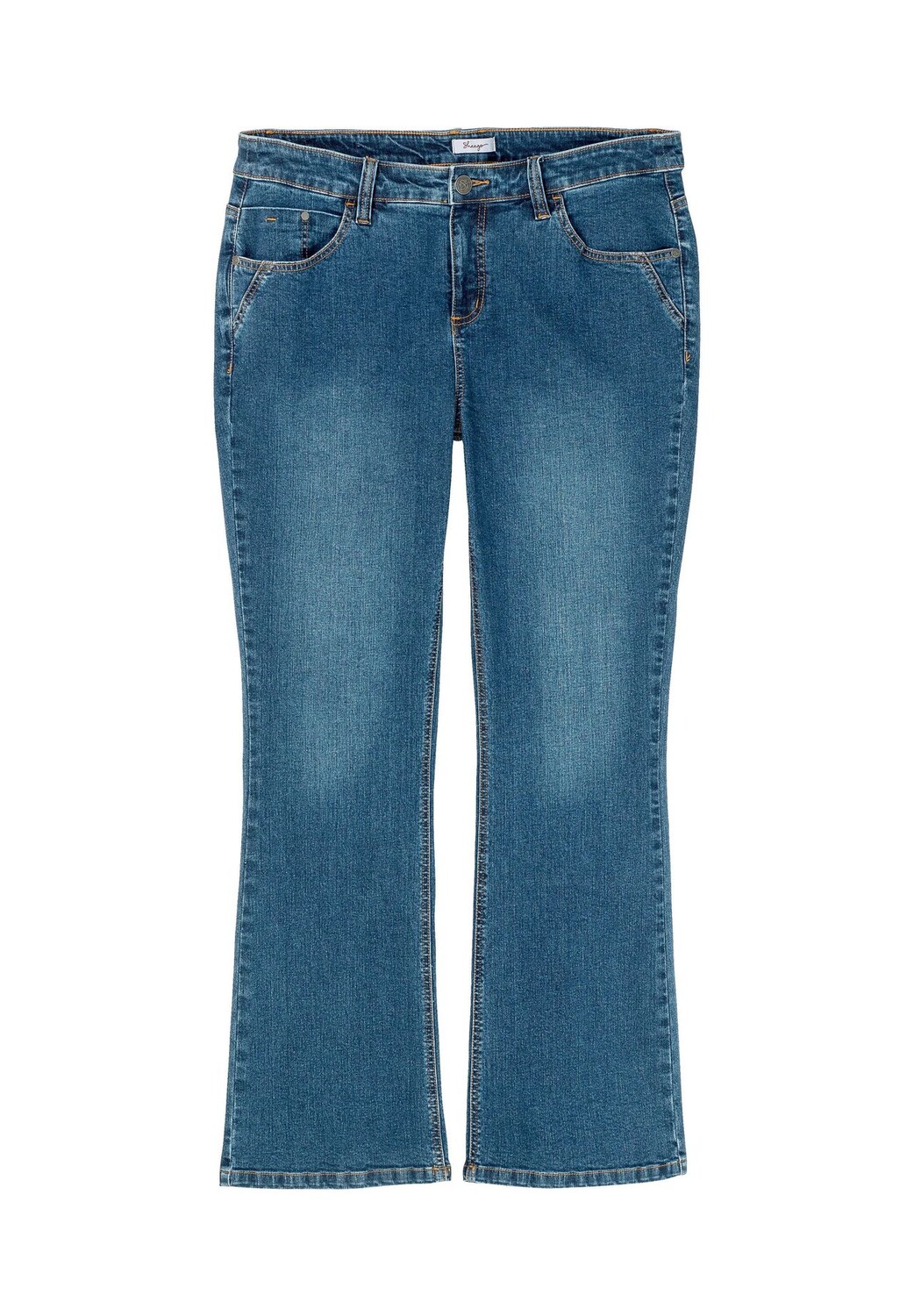 Джинсы Bootcut SUSANNE идеальны для обладательниц большого живота и узких ног sheego, цвет Blue Denim
Джинсы Bootcut SUSANNE идеальны для обладательниц большого живота и узких ног sheego, цвет Blue Denim