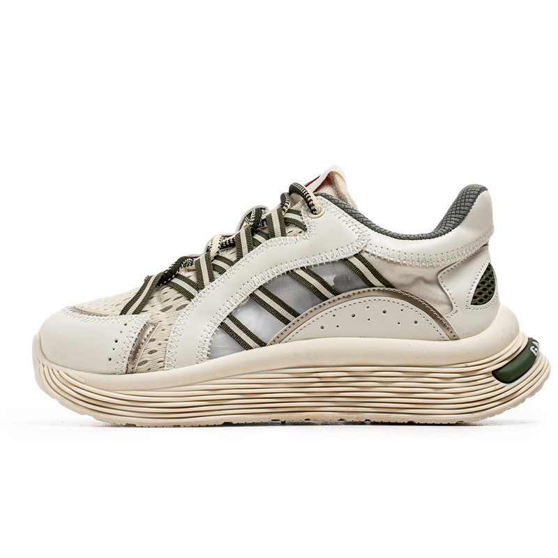 Magelly Амортизирующие нескользящие и износостойкие низкие массивные кроссовки мужские бежево-зеленые, цвет Beige Green
Magelly Амортизирующие нескользящие и износостойкие низкие массивные кроссовки мужские бежево-зеленые, цвет Beige Green