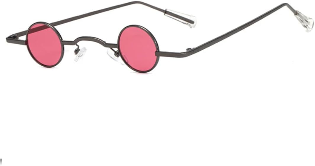 Винтажные панк-хип-хоп маленькие круглые солнцезащитные очки в металлической оправе для женщин, модные, для вечеринок и путешествий, с защитой от УФ-излучения UV400 TVTBBVV, Gun Pink
Винтажные панк-хип-хоп маленькие круглые солнцезащитные очки в металлической оправе для женщин, модные, для вечеринок и путешествий, с защитой от УФ-излучения UV400 TVTBBVV, Gun Pink