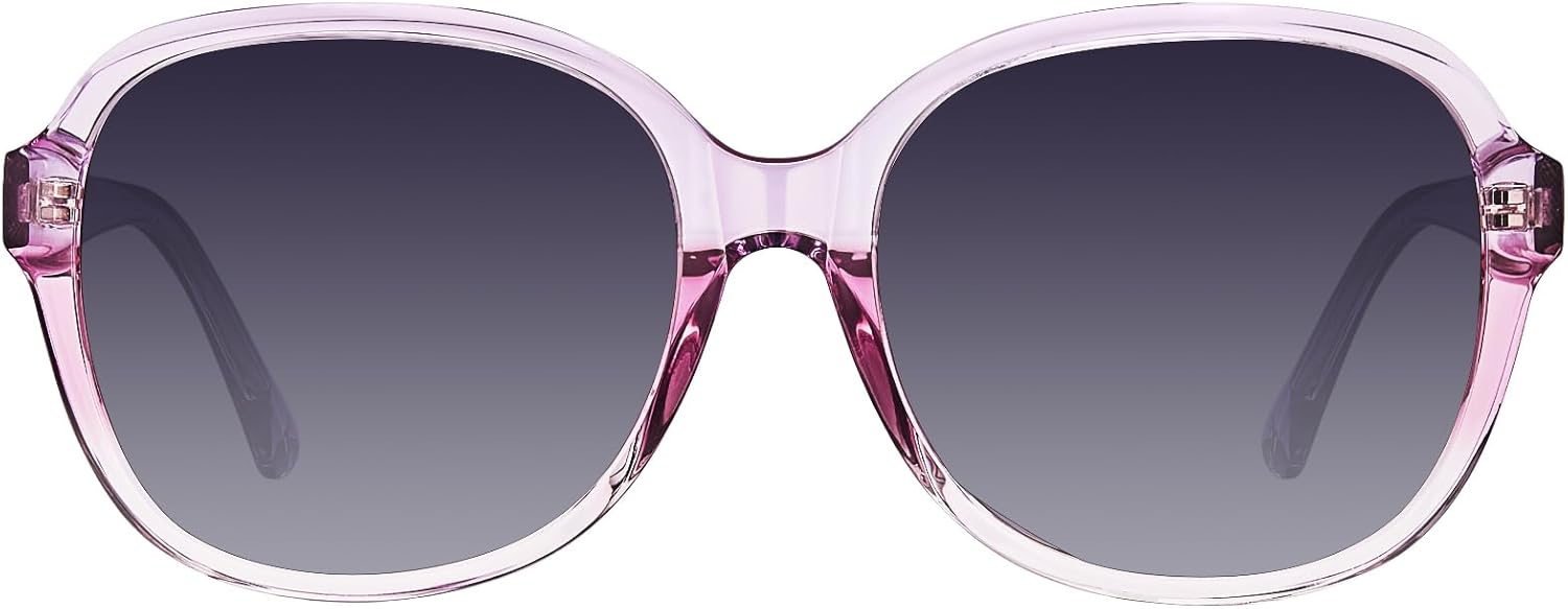 Солнцезащитные очки CARFIA Acetate Oversized Square Polarized Sunglasses for Women с защитой от УФ-излучения, в стиле ретро, большие и стильные, 8-1. Purple Pink Frame Gray Gradient Lens
Солнцезащитные очки CARFIA Acetate Oversized Square Polarized Sunglasses for Women с защитой от УФ-излучения, в стиле ретро, большие и стильные, 8-1. Purple Pink Frame Gray Gradient Lens