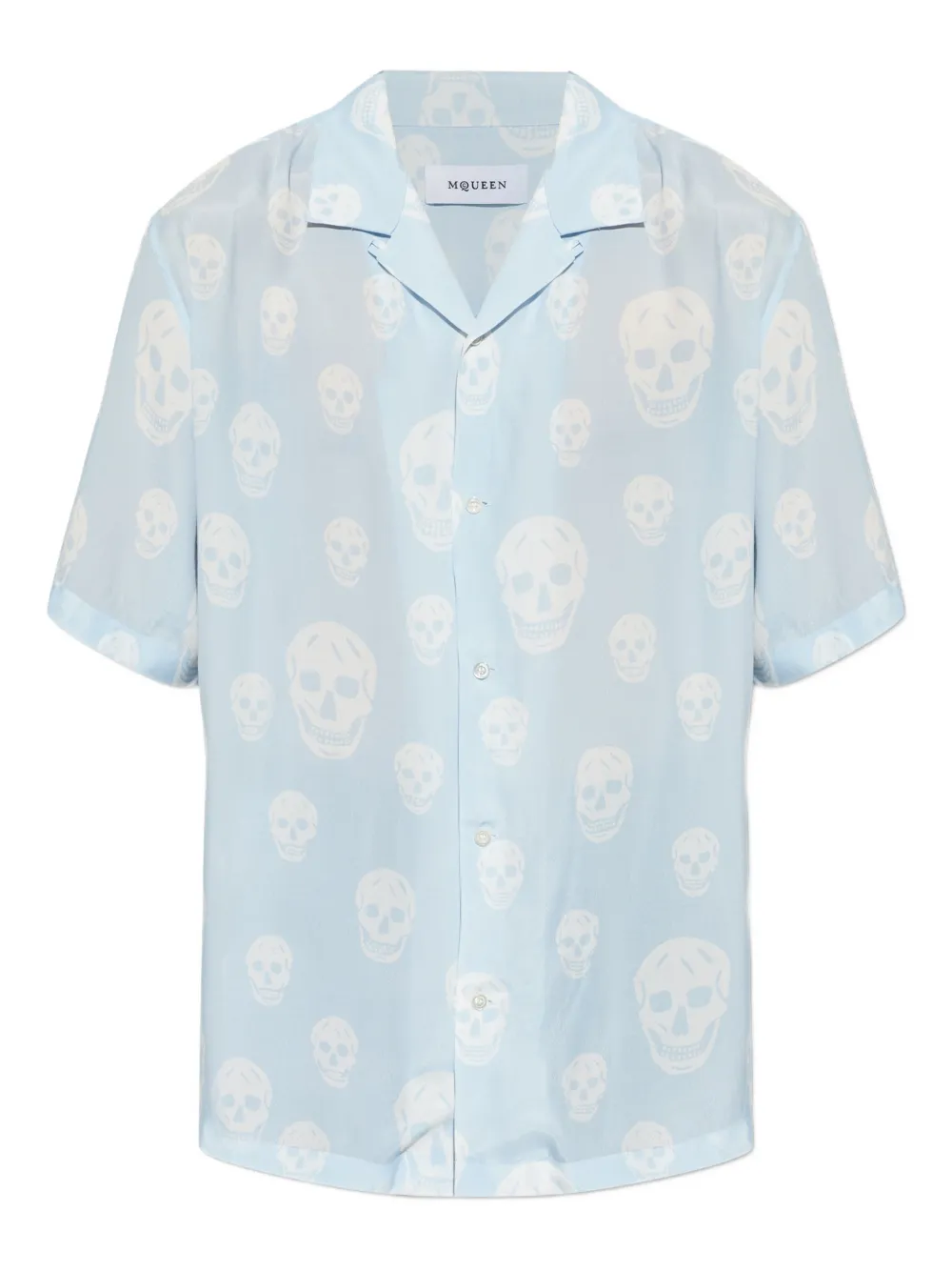 Рубашка с узором в виде черепов Alexander Mcqueen, синий
Рубашка с узором в виде черепов Alexander Mcqueen, синий
