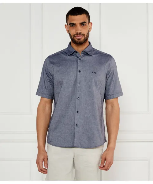 Рубашка Раш_2_м Regular fit Boss Orange, синий 
Рубашка Раш_2_м Regular fit Boss Orange, синий