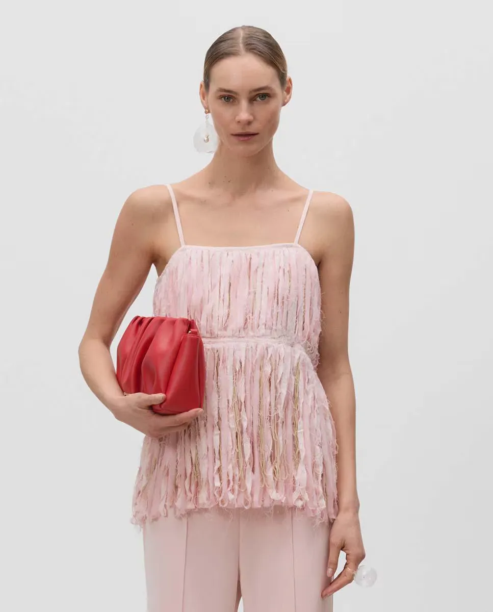 Женский топ на тонких бретелях Simorra, розовый
Женский топ на тонких бретелях Simorra, розовый