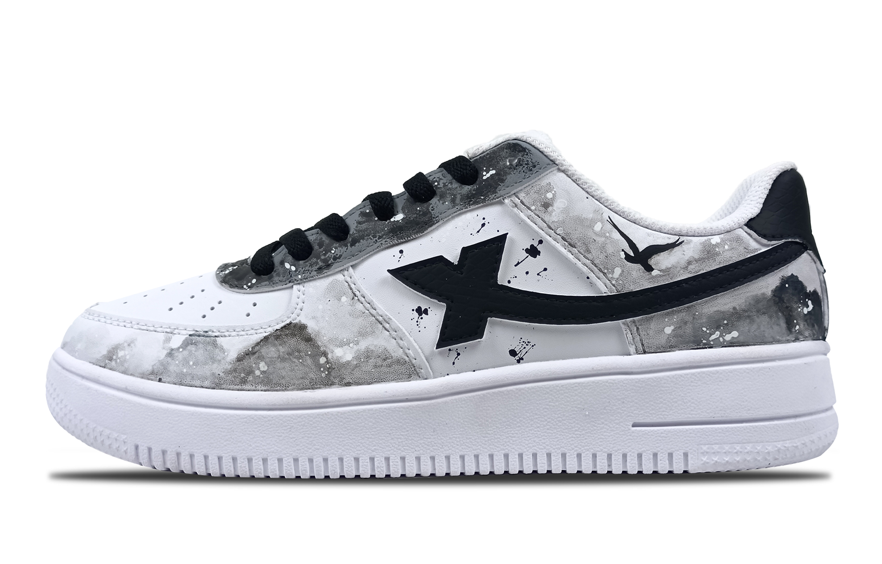 XTEP Кроссовки Air Force One с низким верхом, противоскользящие, износостойкие, мужские, для скейтбординга, черно-белые
XTEP Кроссовки Air Force One с низким верхом, противоскользящие, износостойкие, мужские, для скейтбординга, черно-белые