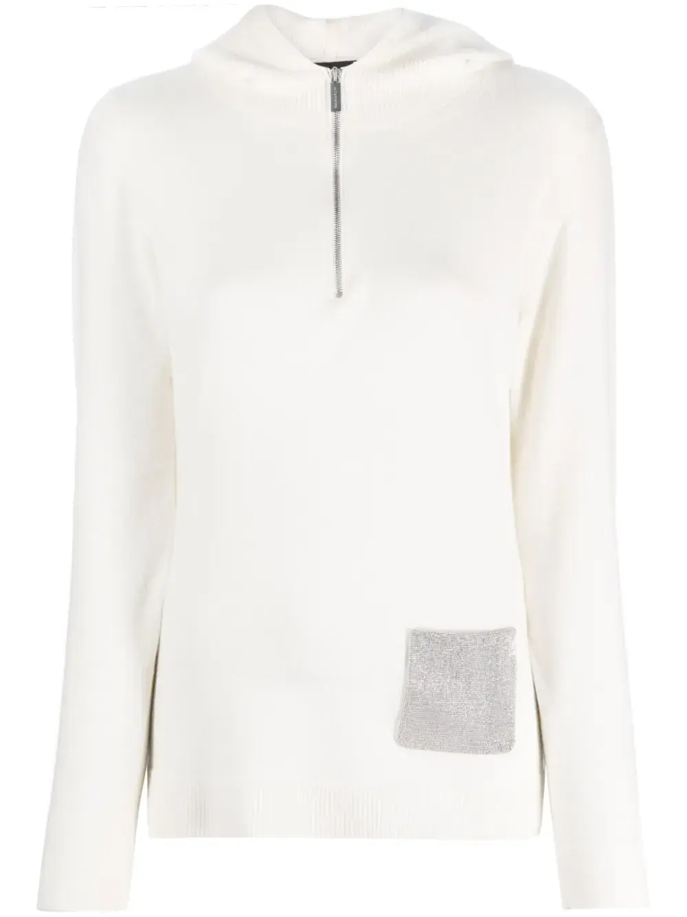 Худи с цепочным декором Fabiana Filippi, белый
Худи с цепочным декором Fabiana Filippi, белый