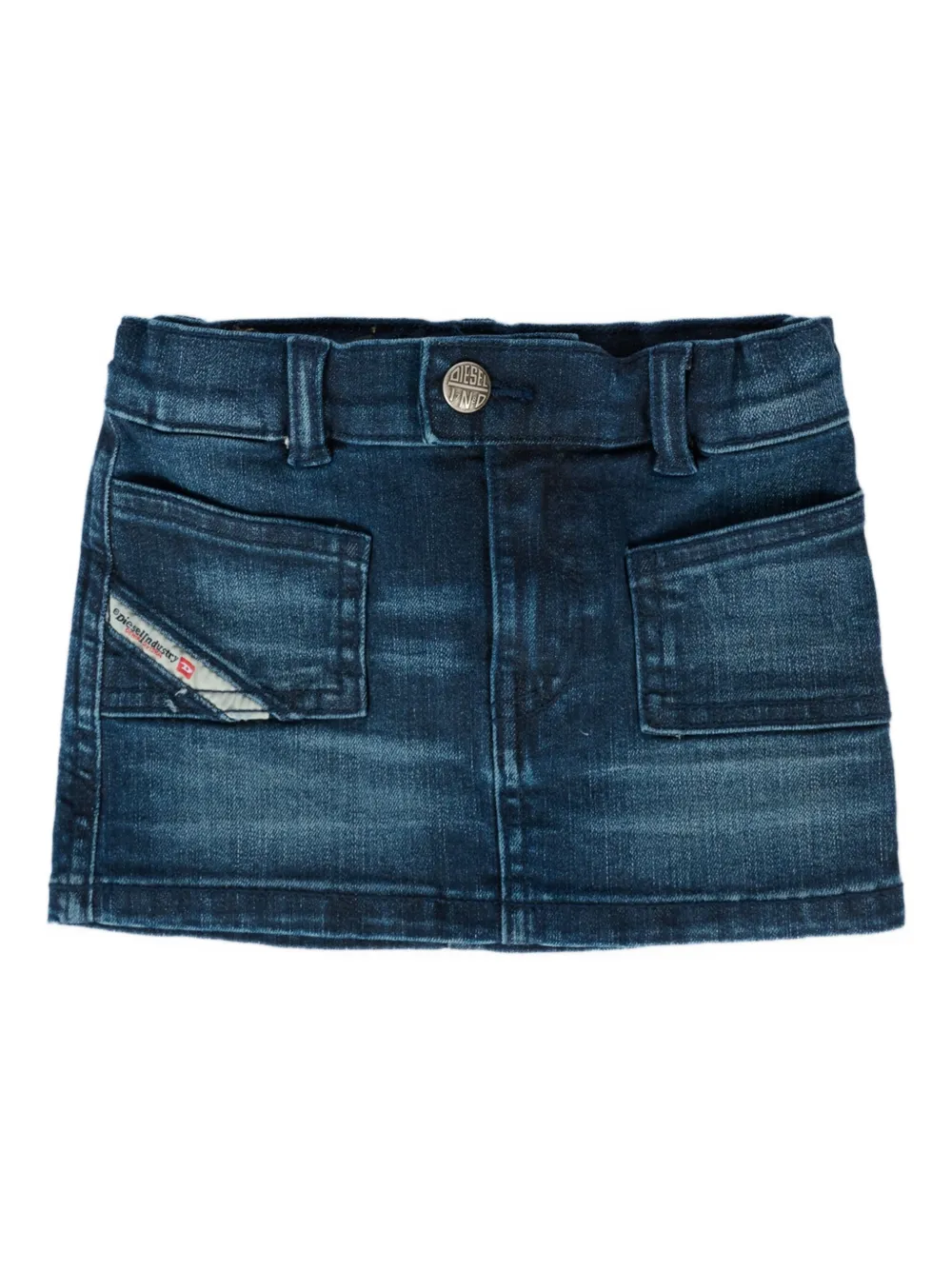 Джинсовая юбка с нашивкой-логотипом Diesel Kids, синий
Джинсовая юбка с нашивкой-логотипом Diesel Kids, синий