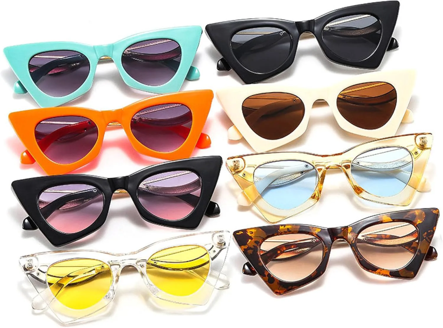 Модные уникальные солнцезащитные очки «кошачий глаз» для женщин, ретро, яркие, с защитой от УФ-излучения UV400, для мужчин HHZZYVY, Black White Pattern
Модные уникальные солнцезащитные очки «кошачий глаз» для женщин, ретро, яркие, с защитой от УФ-излучения UV400, для мужчин HHZZYVY, Black White Pattern