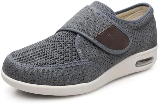 Мужские кроссовки youyun для мужчин с широкой стопой, для пожилых, с регулируемой застежкой, дышащие, легкие, с противоскользящей подошвой и воздушной подушкой, для отекших ног и отеков, серый
Мужские кроссовки youyun для мужчин с широкой стопой, для пожилых, с регулируемой застежкой, дышащие, легкие, с противоскользящей подошвой и воздушной подушкой, для отекших ног и отеков, серый