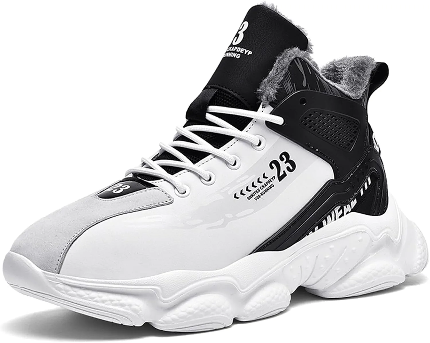 Мужские баскетбольные кроссовки высокие кеды для тенниса, бега, спорта и повседневной ходьбы SPWAGYM, белый
Мужские баскетбольные кроссовки высокие кеды для тенниса, бега, спорта и повседневной ходьбы SPWAGYM, белый