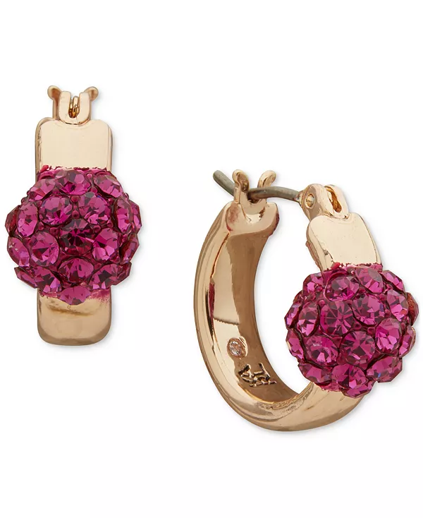 Маленькие серьги-кольца с огненными шарами и паве, 0,68 дюйма Karl Lagerfeld Paris, pink
Маленькие серьги-кольца с огненными шарами и паве, 0,68 дюйма Karl Lagerfeld Paris, pink