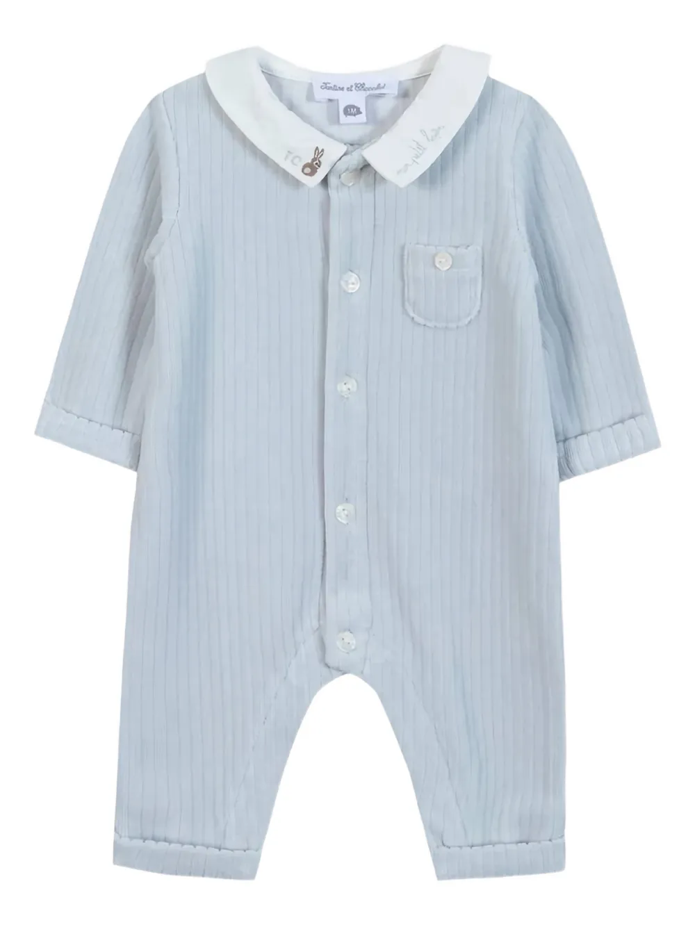 Бархатный ромпер Tartine Et Chocolat, синий
Бархатный ромпер Tartine Et Chocolat, синий