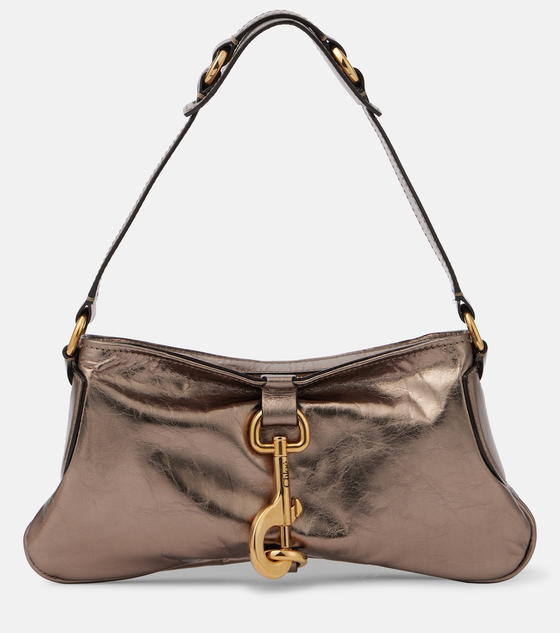 Сумка на плечо Kerala 25 Small из металлизированной кожи Chloé, Shiny Grey
Сумка на плечо Kerala 25 Small из металлизированной кожи Chloé, Shiny Grey
