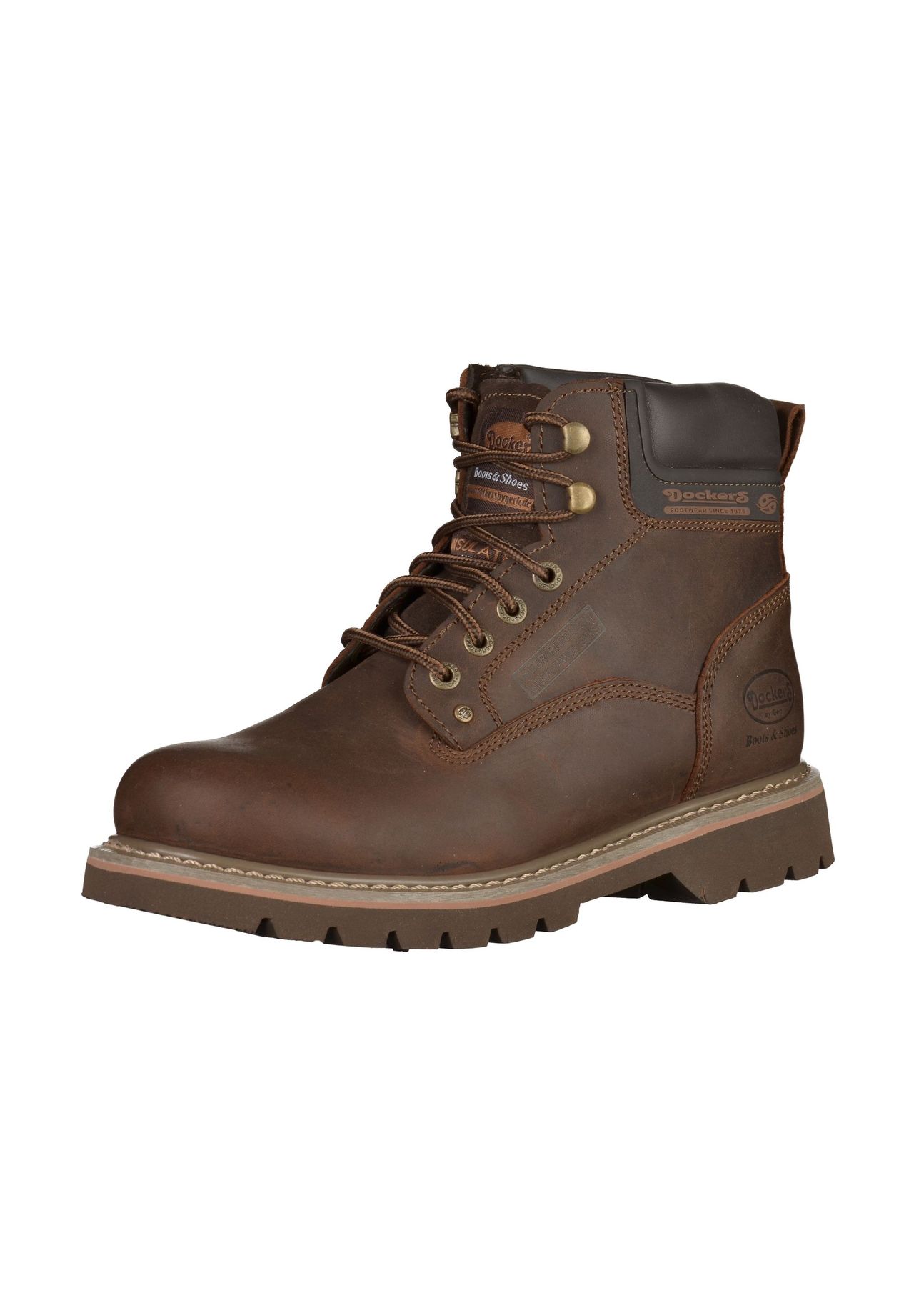 Кожаные ботильоны Dockers by Gerli, коричневый
Кожаные ботильоны Dockers by Gerli, коричневый