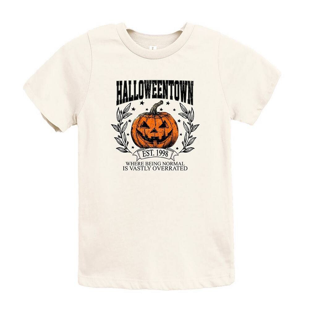 Хэллоуинтаун Эст. Футболка 1998 года с короткими рукавами и рисунком для малышей The Juniper Shop, цвет Cream
Хэллоуинтаун Эст. Футболка 1998 года с короткими рукавами и рисунком для малышей The Juniper Shop, цвет Cream