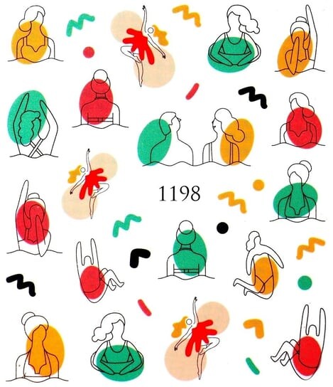 Водные наклейки для ногтей - №1198, inna
Водные наклейки для ногтей - №1198, inna